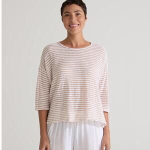 CUT LOOSE - Vintage Stripe Drop Shoulder Tee - 0716112